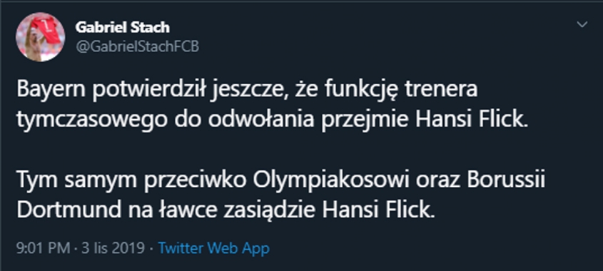 TYMCZASOWY trener Bayernu Monachium!